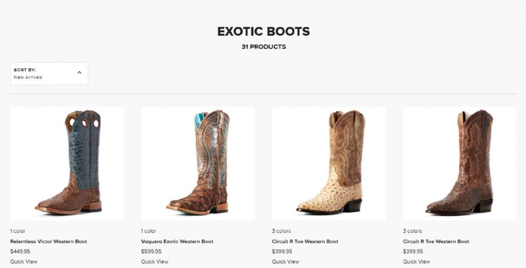 popular western boot brands